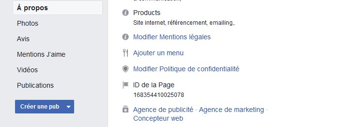 connaitre mon id facebook