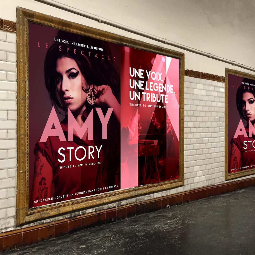 Affiche Metro Amy Winehouse Tribute