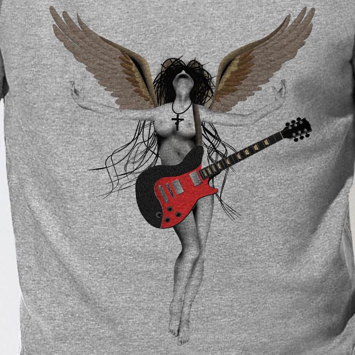 t-shirt Ange du Rock