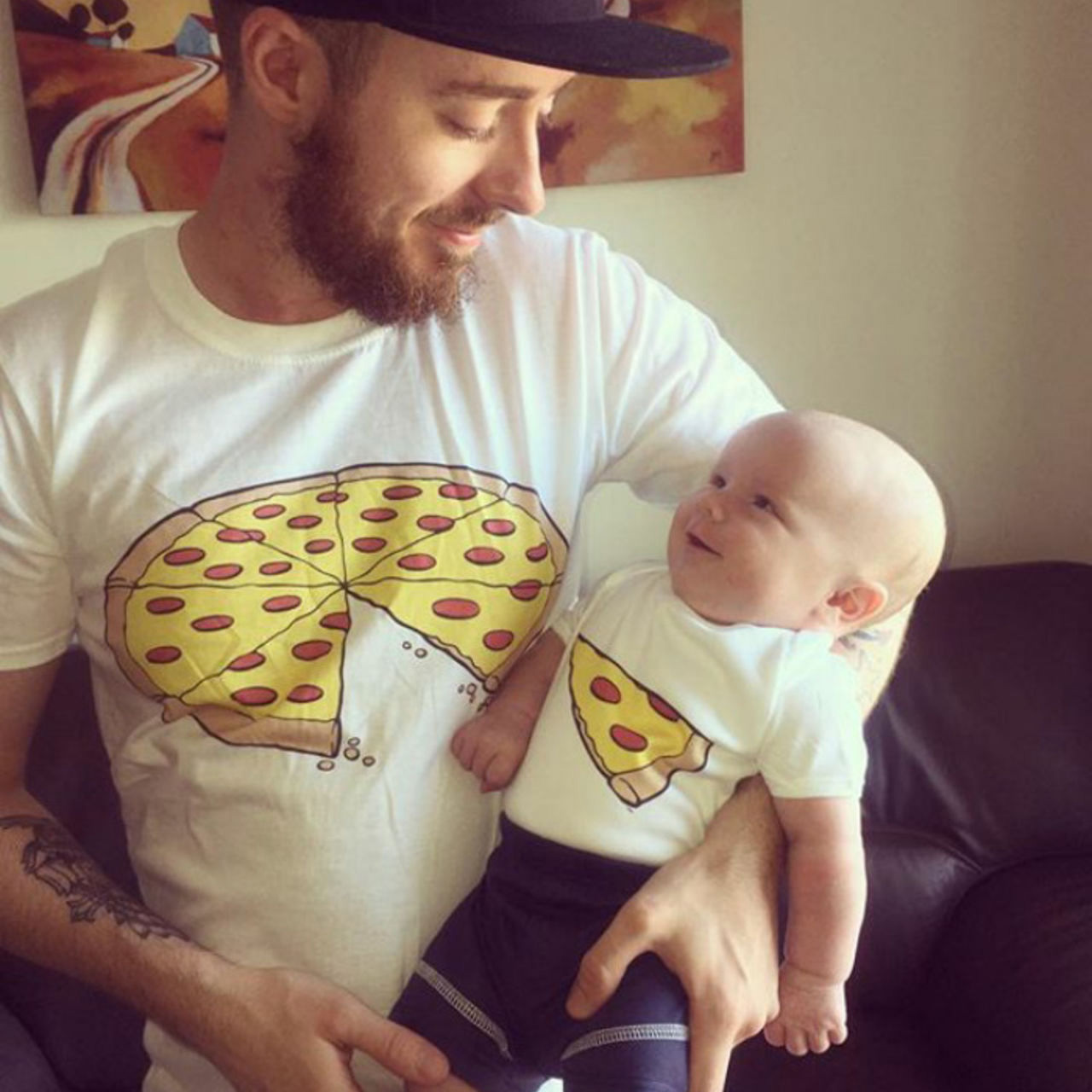 t-shirt Pizza Duo