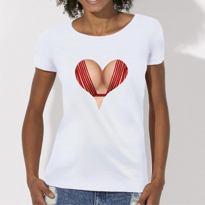 t-shirt decolleté