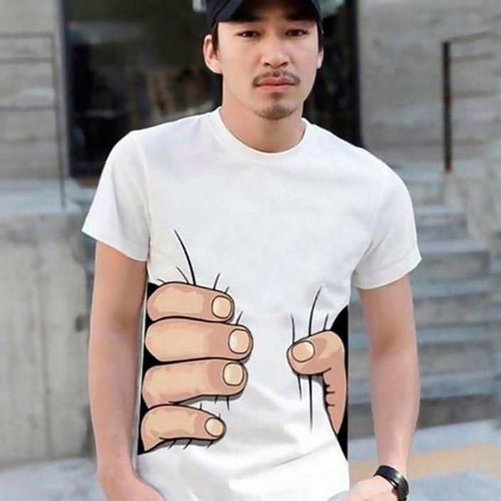 T-shirt illusion d'optique